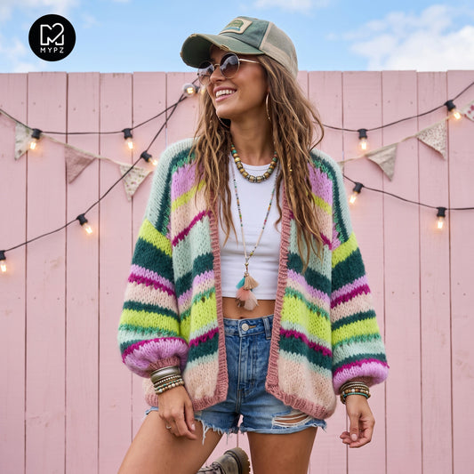 Knitting pattern – MYPZ Light Alpaca Cardigan Featherlight No10 (ENG-NL-DE)