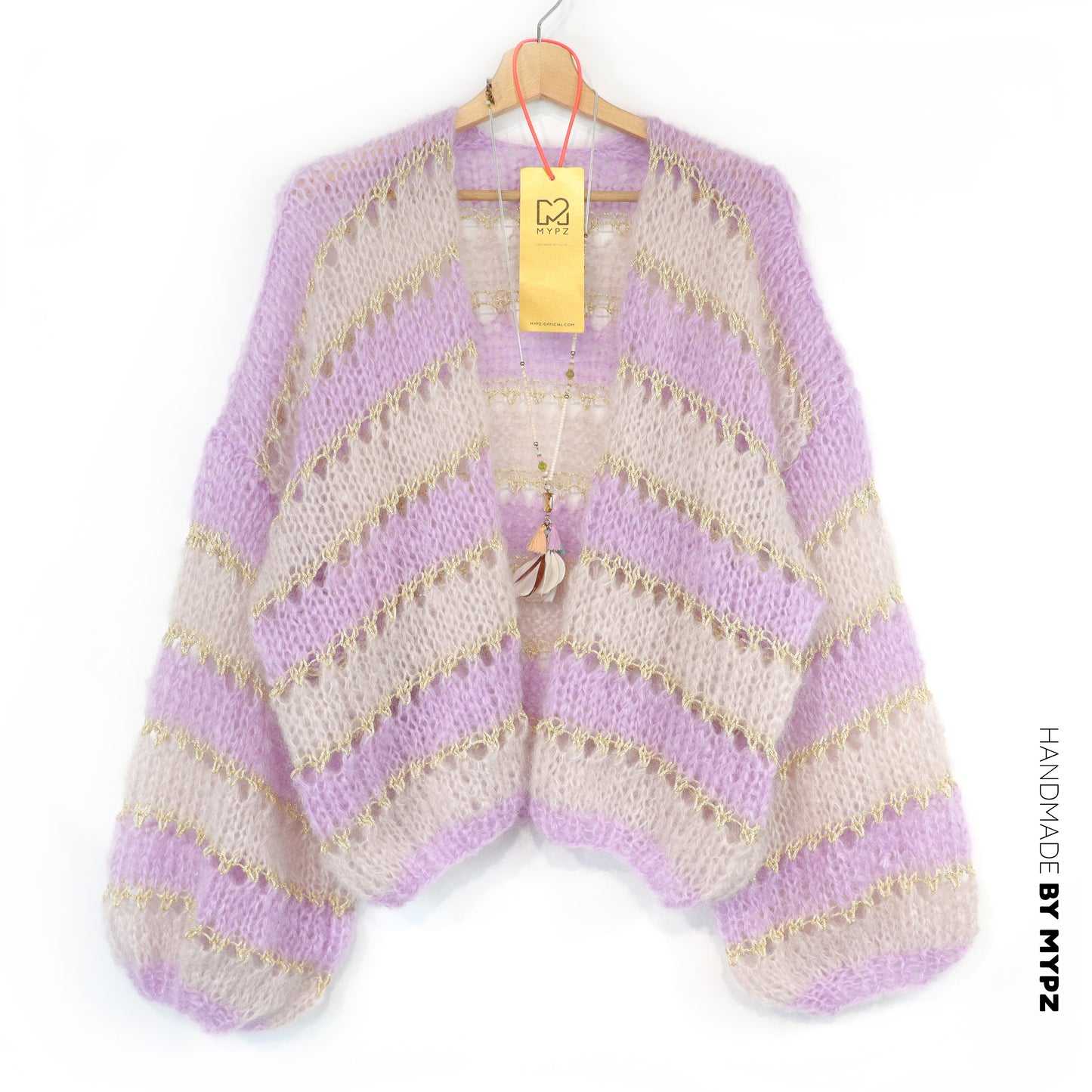 Kit de tejido – Cárdigan corto ligero de mohair MYPZ Macha No10 (ENG-NL-DE-FR-ES)