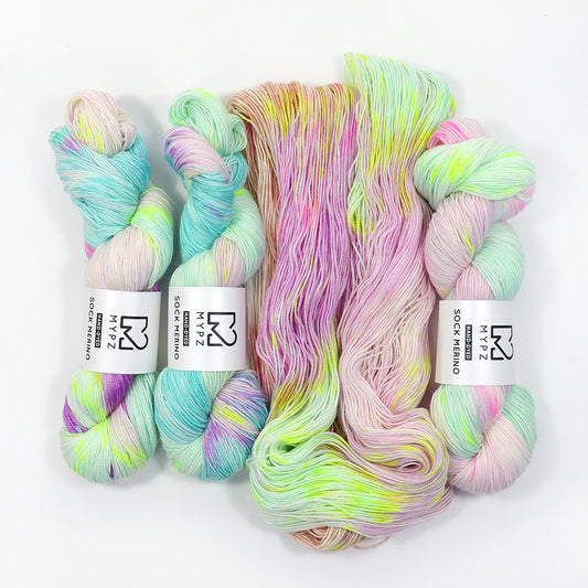MYPZ Sock Merino Fade Set Summer Dance
