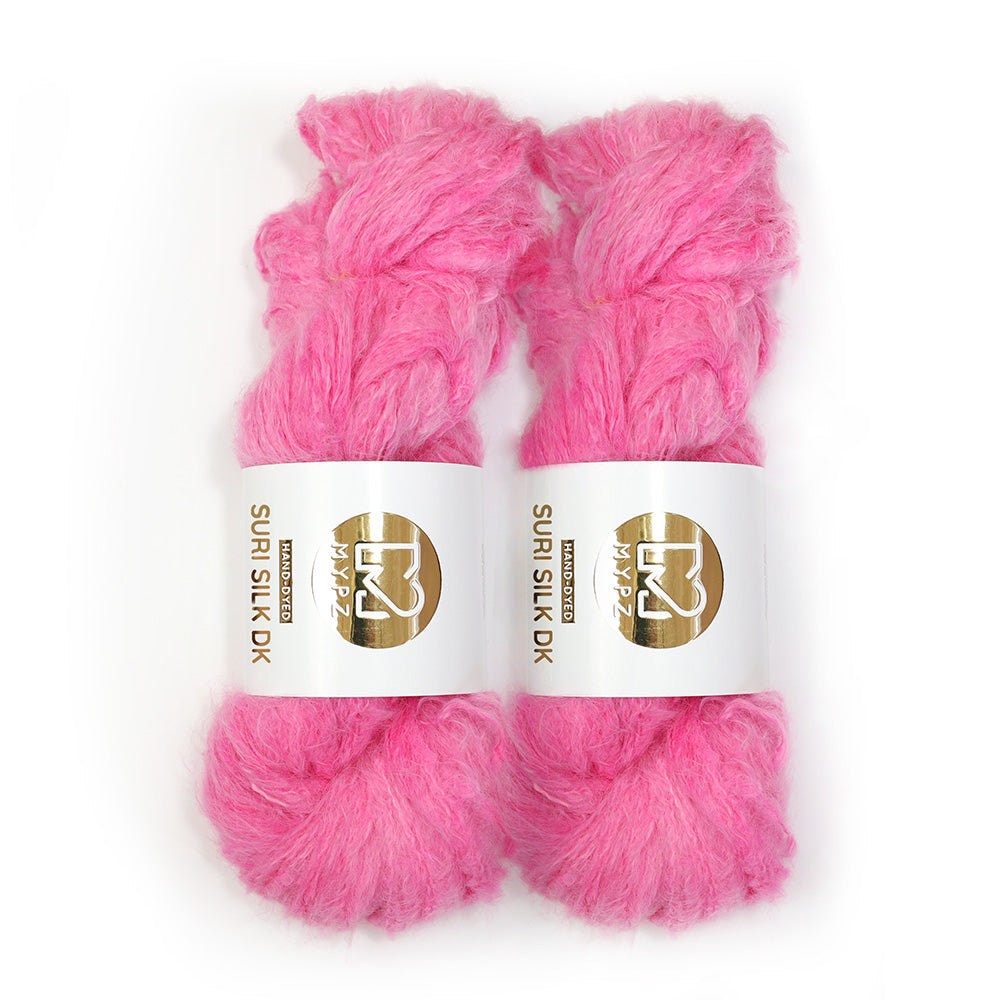 MYPZ Suri Silk DK – hand-dyed Red Candy