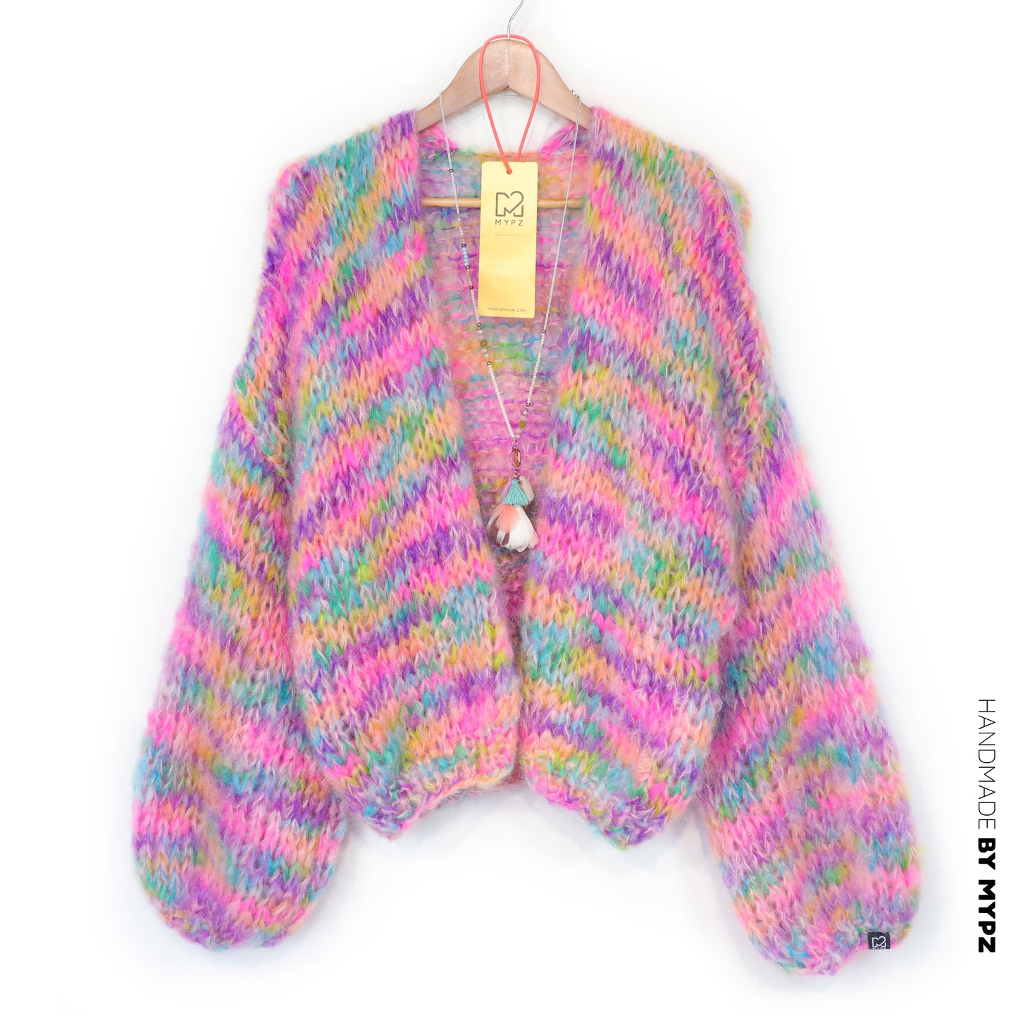 Knitting Kit – MYPZ Short Chunky Mohair Cardigan Maia No.15 (ENG-NL-DE)
