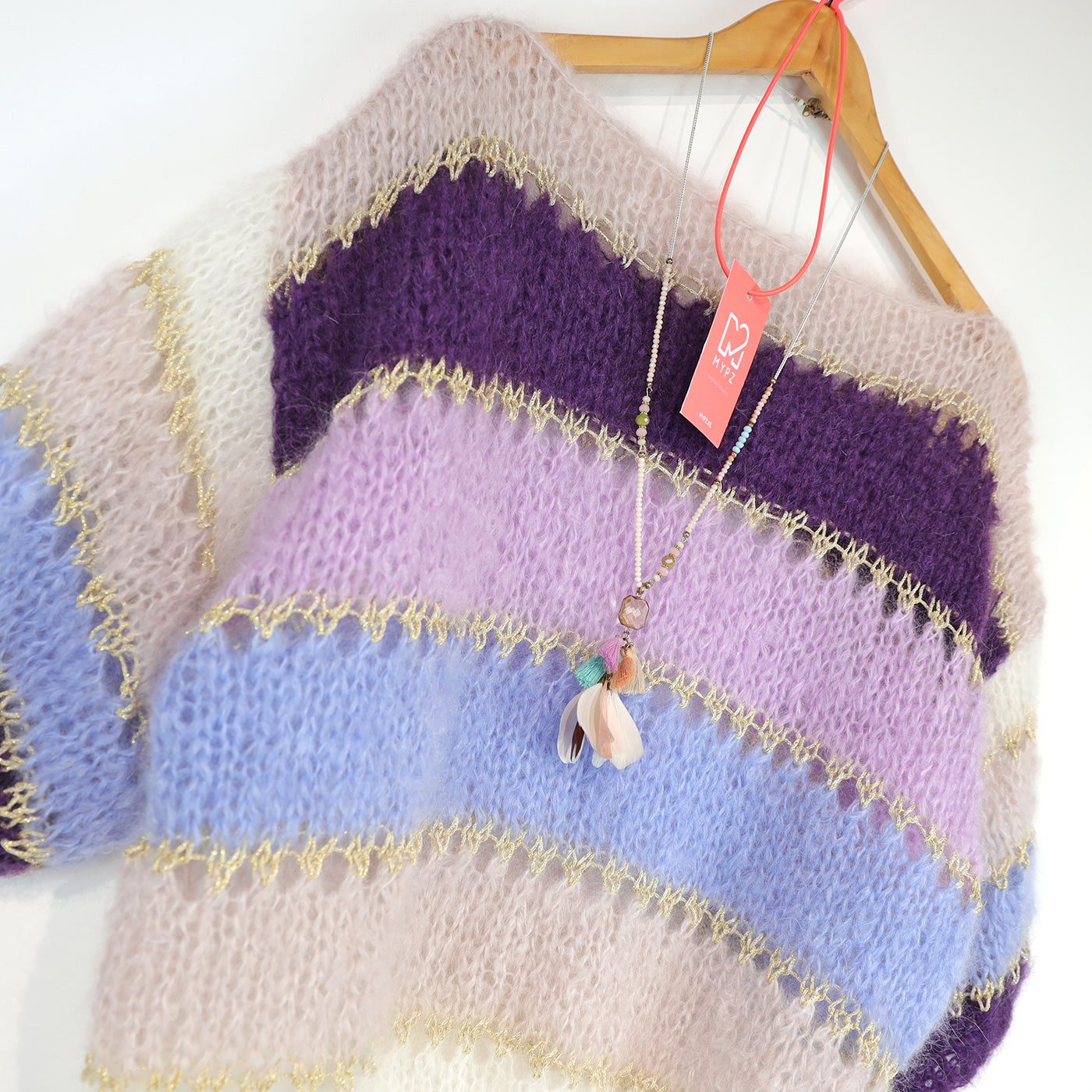 Light Mohair Purple top