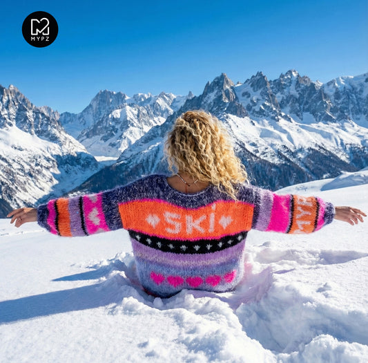 Knitting Kit – MYPZ Chunky Mohair Pullover Après Ski no9 (ENG-NL-DE)