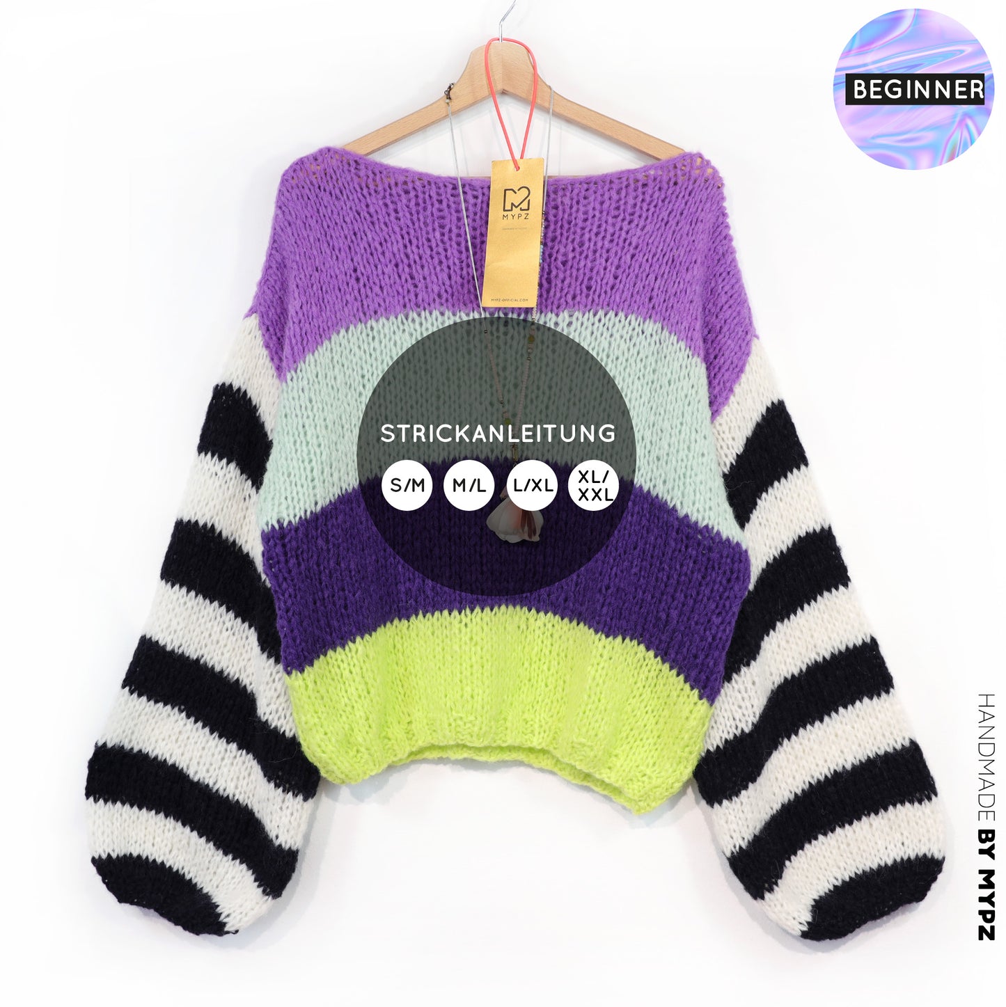 Knitting pattern – MYPZ Light Alpaca Pullover Cloud Kiss No10 (ENG-NL-DE)