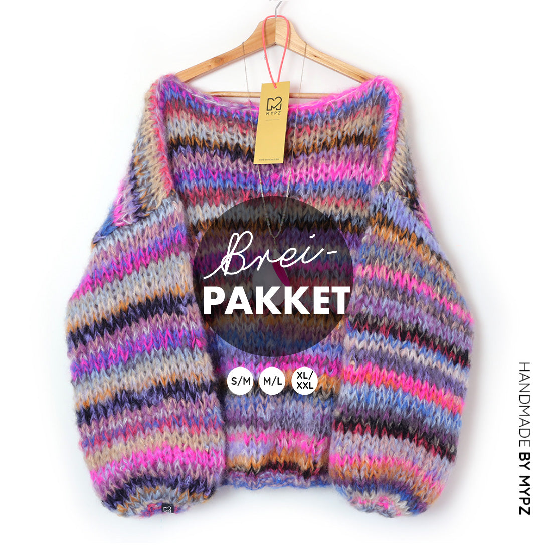 Knitting Kit – MYPZ Chunky Mohair Pullover Flirty No15 (ENG-NL)