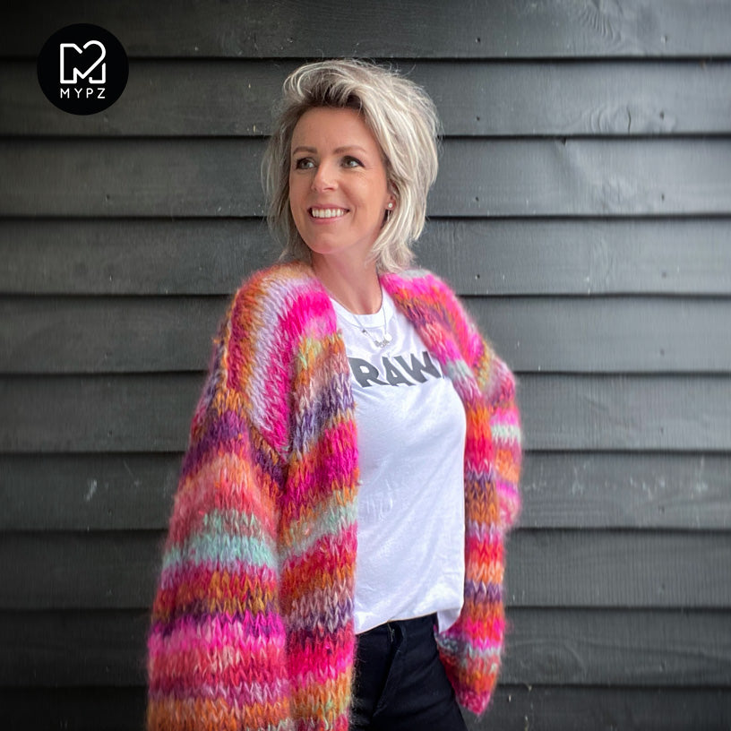 Kit para tejer – MYPZ Chunky Mohair Cardigan Piece No.15 (ENG-NL)