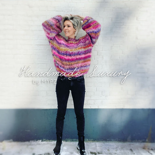 Knitting Kit – MYPZ Chunky Mohair Pullover Ibiza No15 (ENG-NL)