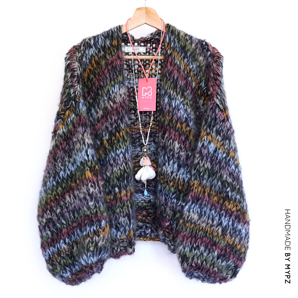 Kit de tejer – MYPZ Short Chunky Mohair Cardigan Lavie No.15 (ENG-NL-ES)