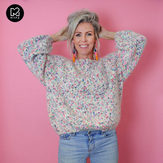 Knit pattern – MYPZ top-down sweater Fusion No6 - Beginner (ENG-NL)