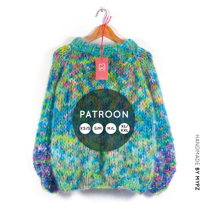 MYPZ Happy forest pullover breipatroon