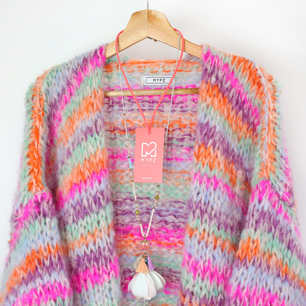 Kit de tejer – MYPZ Short Chunky Mohair Cardigan Lavie No.15 (ENG-NL-ES)
