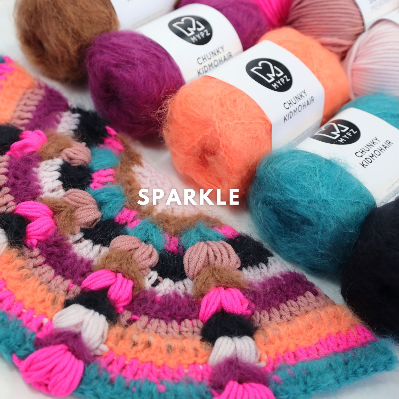 Crochet kit - MYPZ Boho shawl (ENG-NL-DE-FR-ES)