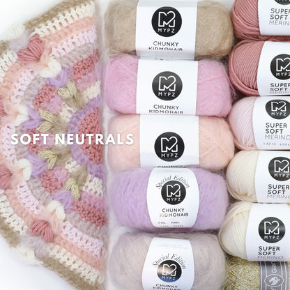 Crochet pattern - MYPZ Boho shawl (ENG-NL-DE-FR-ES)