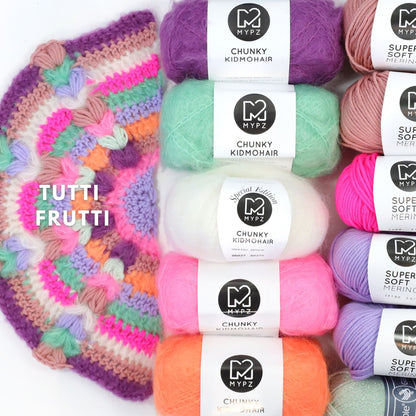 Crochet pattern - MYPZ Boho shawl (ENG-NL-DE-FR-ES)