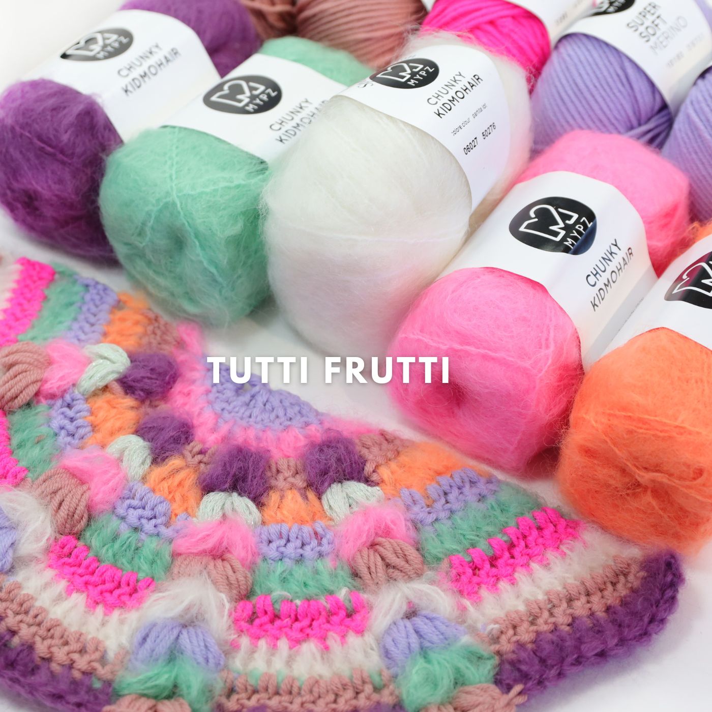 Crochet kit - MYPZ Boho shawl (ENG-NL-DE-FR-ES)