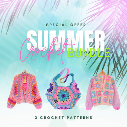 🌞 Summer crochet bundle (ENG-NL-DE)
