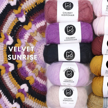 Crochet pattern - MYPZ Boho shawl (ENG-NL-DE-FR-ES)