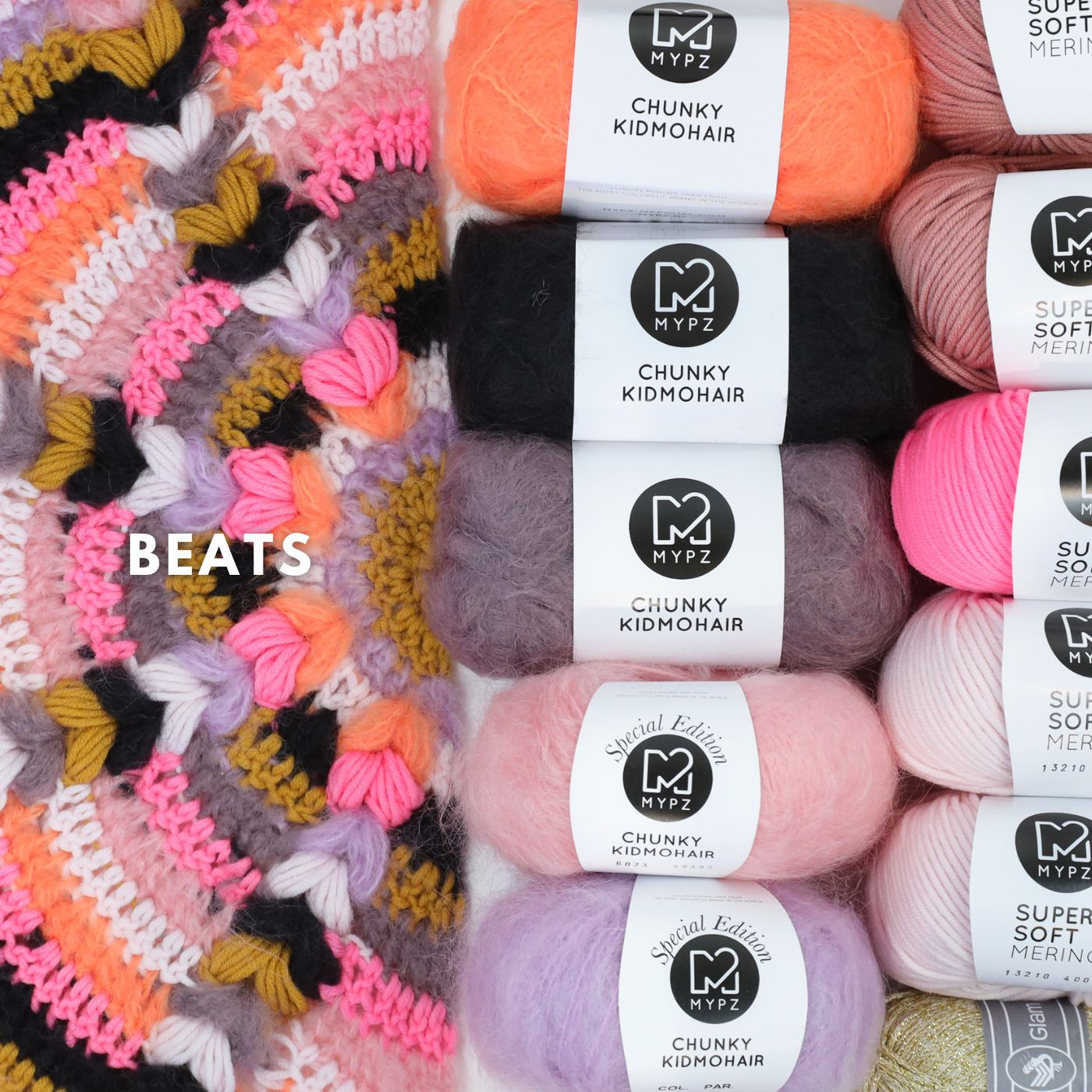 Crochet pattern - MYPZ Boho shawl (ENG-NL-DE-FR-ES)