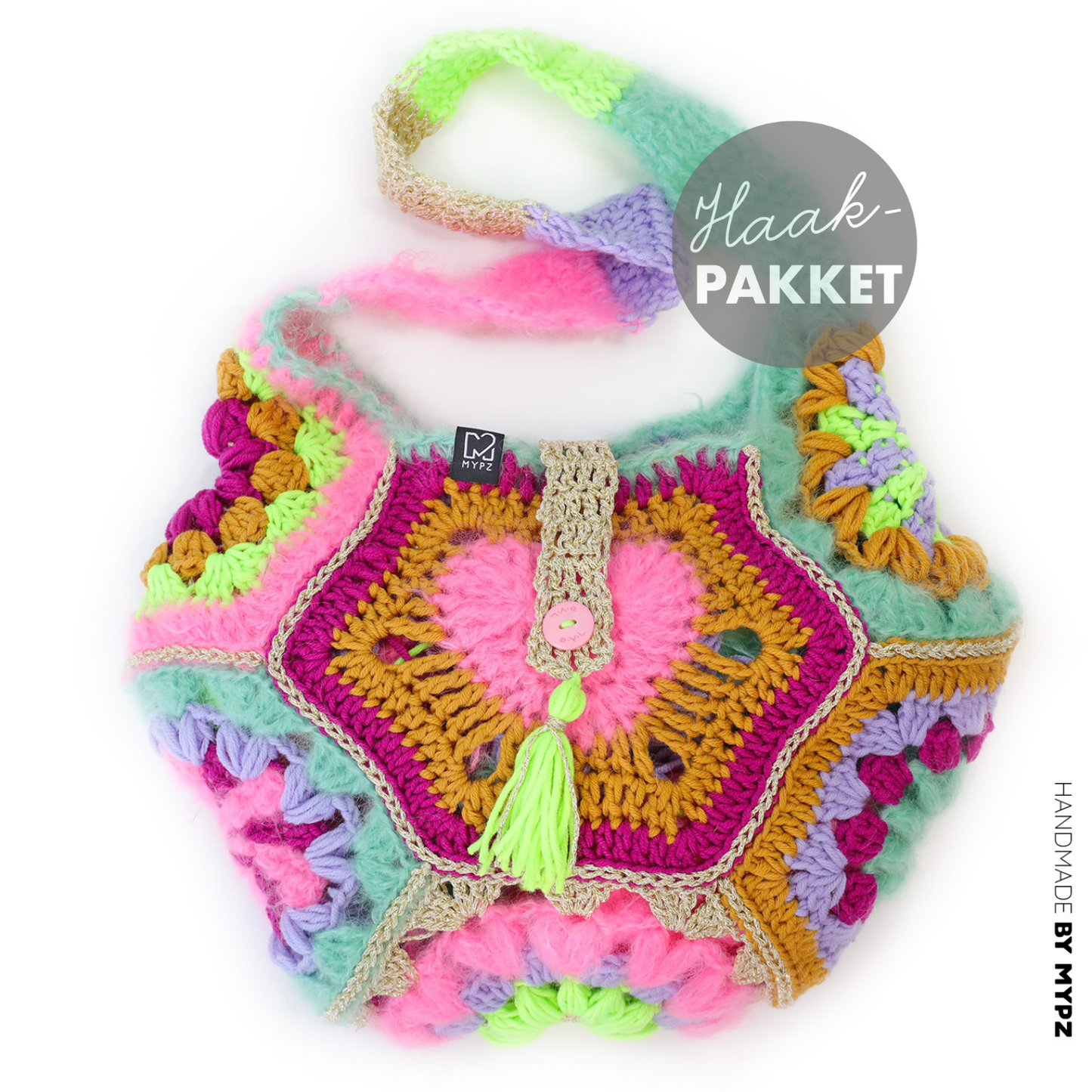 Crochet kit - MYPZ Happiness bag (ENG-NL-DE)