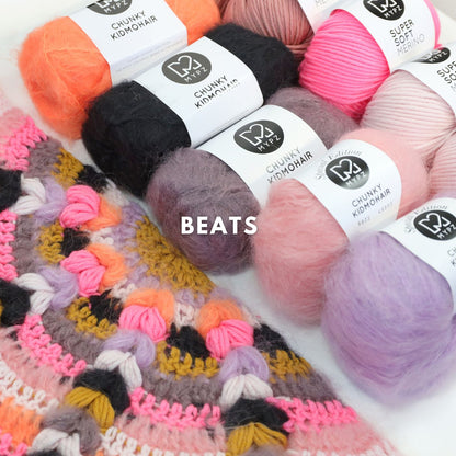 Crochet kit - MYPZ Boho shawl (ENG-NL-DE-FR-ES)