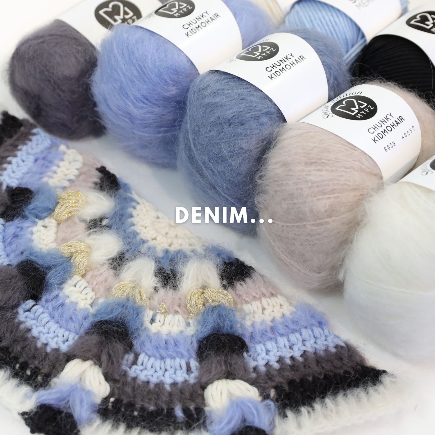 Crochet kit - MYPZ Boho shawl (ENG-NL-DE-FR-ES)