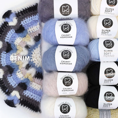 Crochet pattern - MYPZ Boho shawl (ENG-NL-DE-FR-ES)