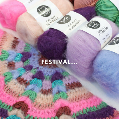 Crochet pattern - MYPZ Boho shawl (ENG-NL-DE-FR-ES)