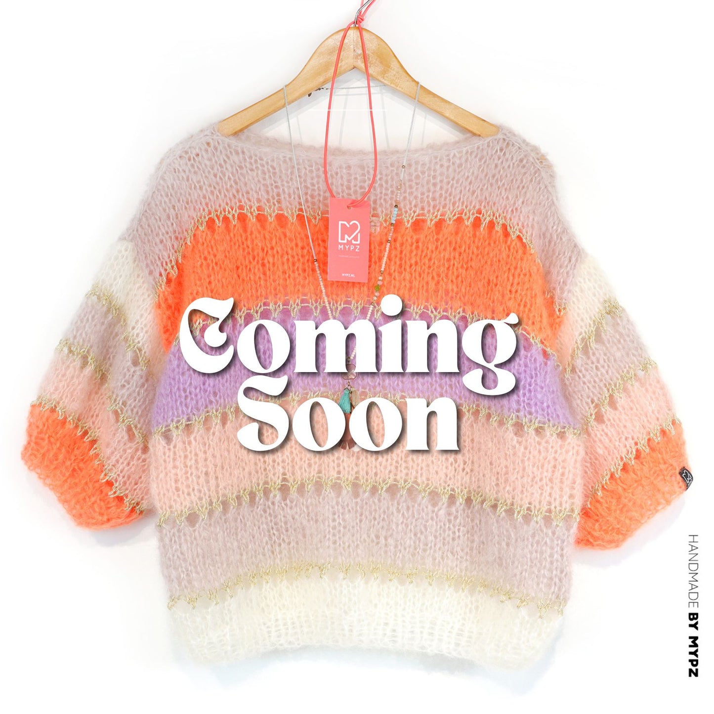 Knitting kit – MYPZ Basic Light Mohair Top Orange No10 (ENG-NL-DE-FR)