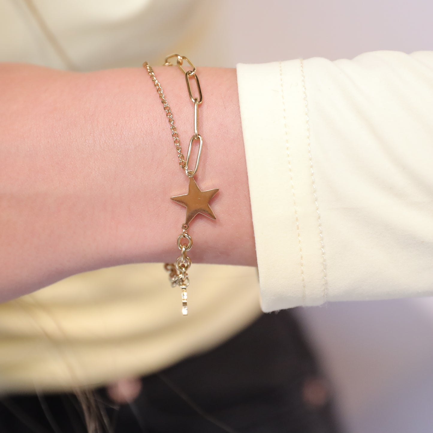 Chain of stars bracelet