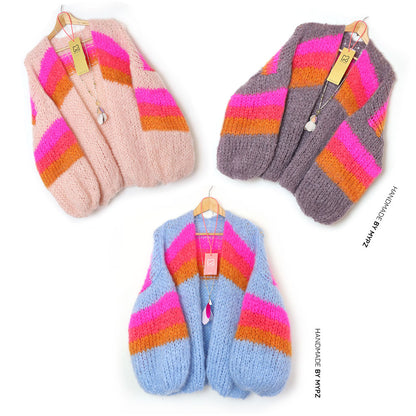 Kit para tejer – MYPZ Chunky Mohair Cardigan Piece No.15 (ENG-NL)