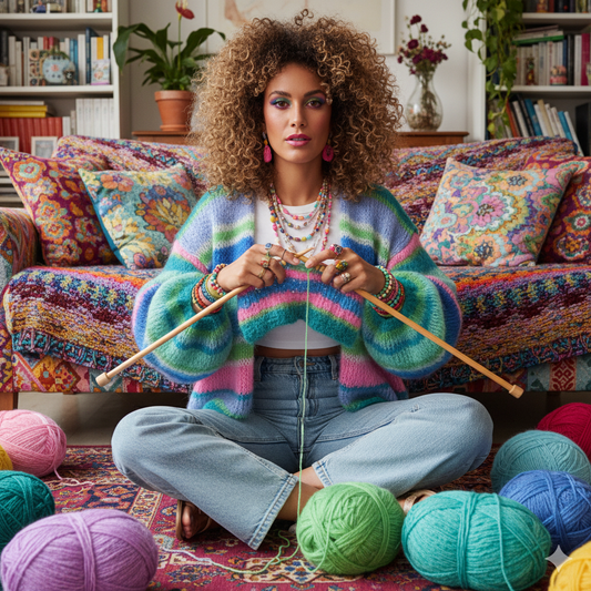 Knitting kit – MYPZ Basic Light Mohair Cardigan Shamrock No10 (ENG-NL-DE)