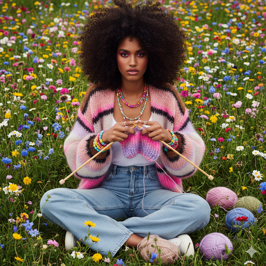 Knitting kit – MYPZ Basic Light Mohair Cardigan Jeanie No10 (ENG-NL-DE)