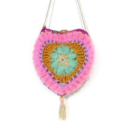 Patrón de crochet - Bolso corazón 3D MYPZ (ENG-NL-DE-FR-ES)