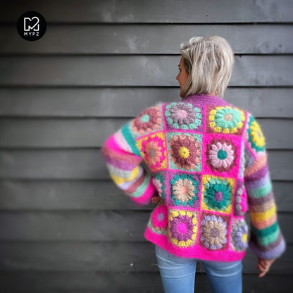 Crochet kit - MYPZ 3D Granny Cardigan Sunflower (ENG-NL)