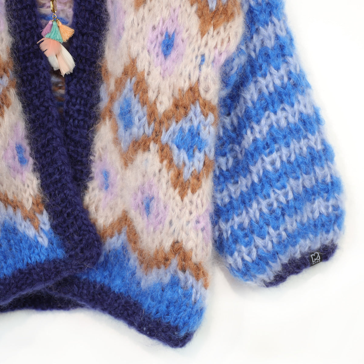 Patrón de punto - Chaqueta de mohair grueso Alpine Breeze n.º 12 (ENG-DE-NL-ES-FR-IT-DA-SV-NO)