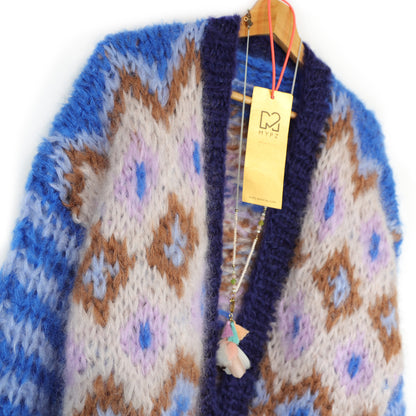 Patrón de punto - Chaqueta de mohair grueso Alpine Breeze n.º 12 (ENG-DE-NL-ES-FR-IT-DA-SV-NO)