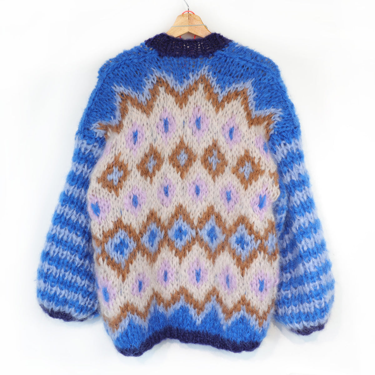 Patrón de punto - Chaqueta de mohair grueso Alpine Breeze n.º 12 (ENG-DE-NL-ES-FR-IT-DA-SV-NO)