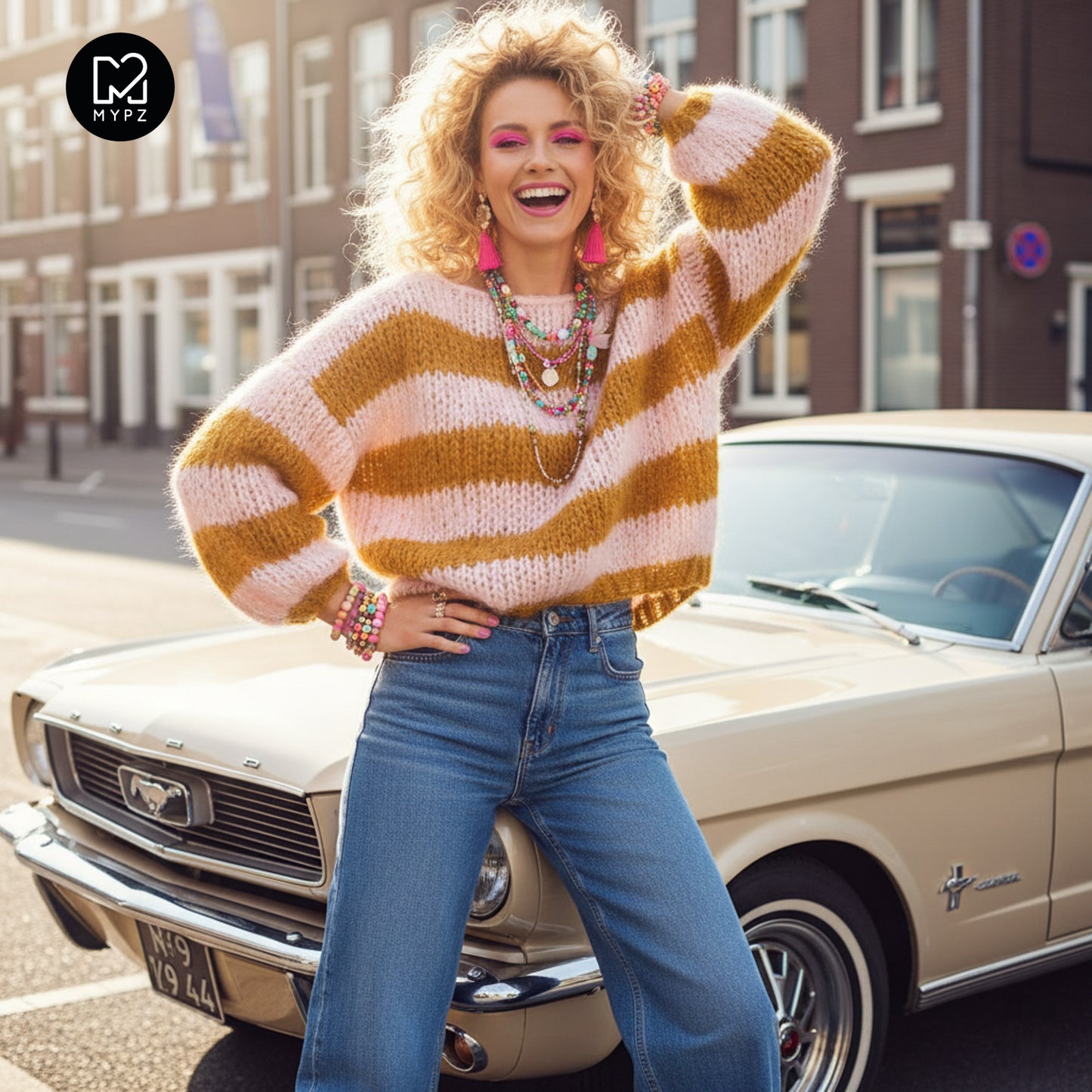 Kit para tejer – MYPZ Basic Chunky Pullover Apache No15 – Principiante (ENG-NL-FR-ES)