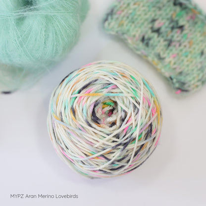 MYPZ Hand-dyed 100% Aran Merino Wool – Lovebirds