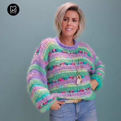 Crochet pattern – MYPZ Chunky pullover Archie (ENG-NL-DE)