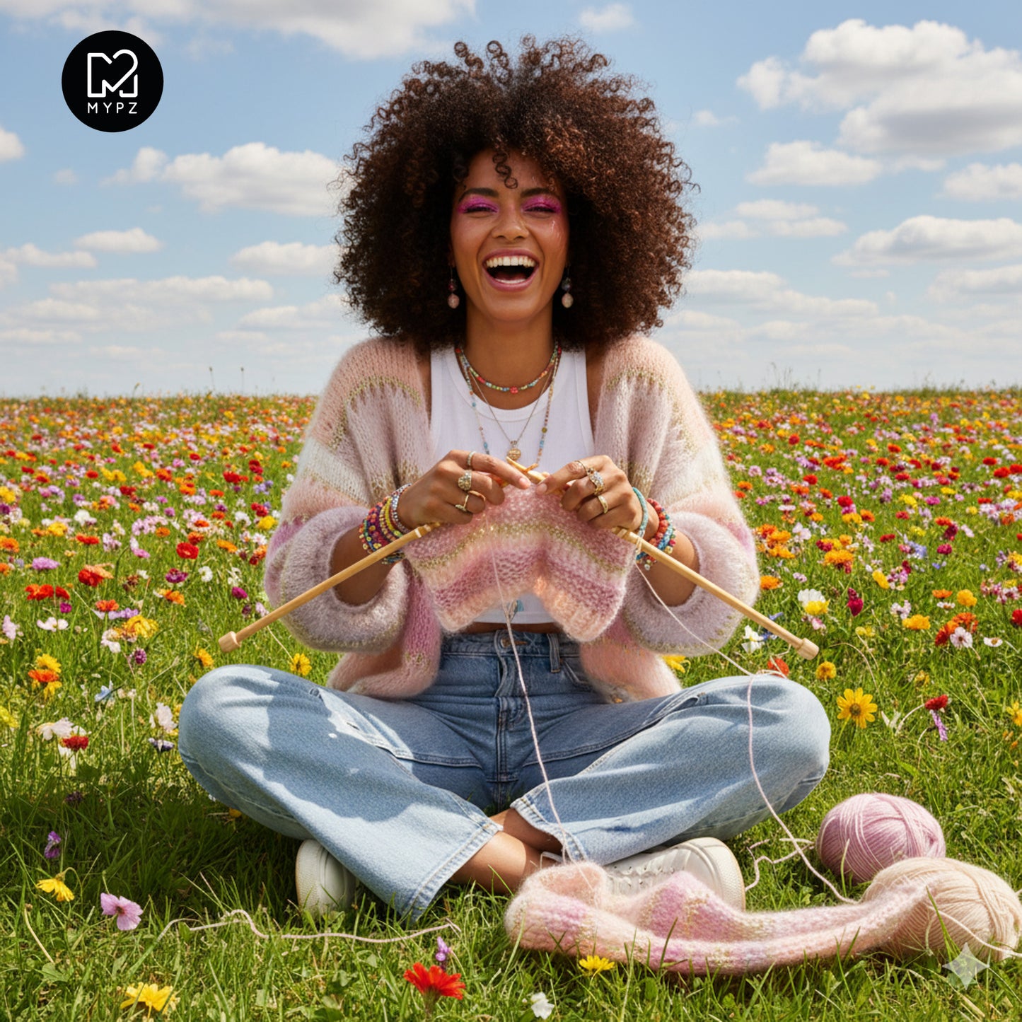 Knitting kit – MYPZ Basic Light Mohair Top Beige No10 (ENG-NL-DE-FR)