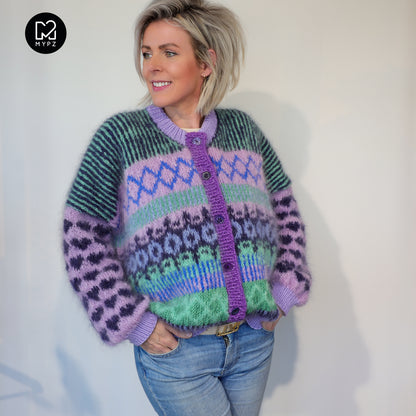 Knitting Kit – MYPZ Cardigan True Blue No6 (ENG-NL-DE)