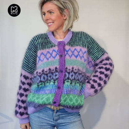 Knitting Kit – MYPZ Cardigan True Blue No6 (ENG-NL-DE)