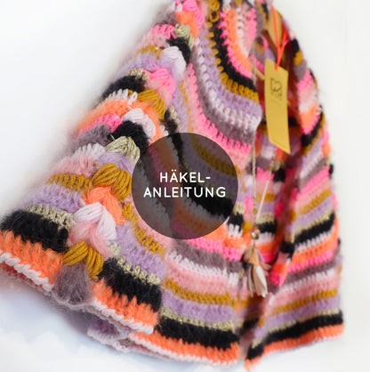 Crochet pattern - MYPZ Boho shawl (ENG-NL-DE-FR-ES)