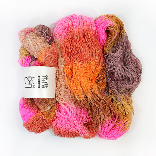 MYPZ Bubble Merino – teñido a mano Pecan