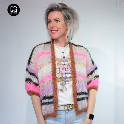 Knitting kit – MYPZ Light Mohair Cardigan Alexia No10 (ENG-NL-DE)
