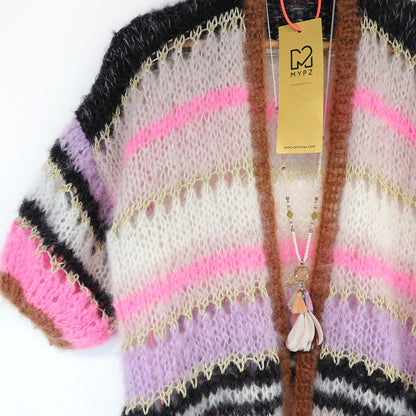 Knitting kit – MYPZ Light Mohair Cardigan Alexia No10 (ENG-NL-DE)