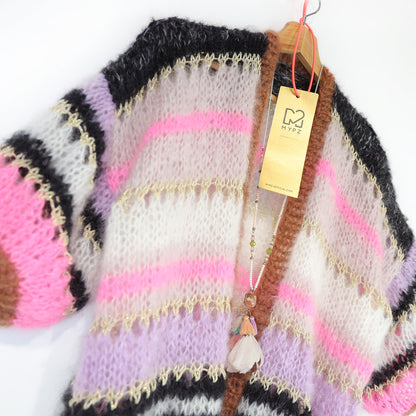 Knitting kit – MYPZ Light Mohair Cardigan Alexia No10 (ENG-NL-DE)