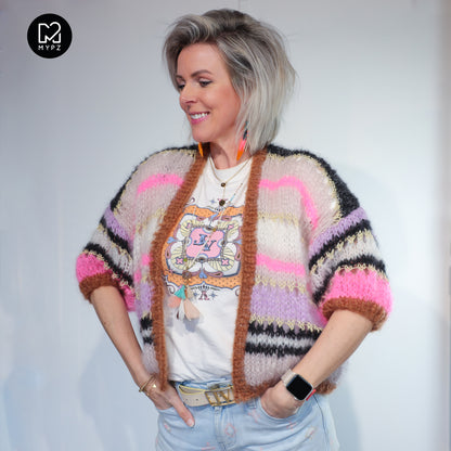 Knitting kit – MYPZ Light Mohair Cardigan Alexia No10 (ENG-NL-DE)