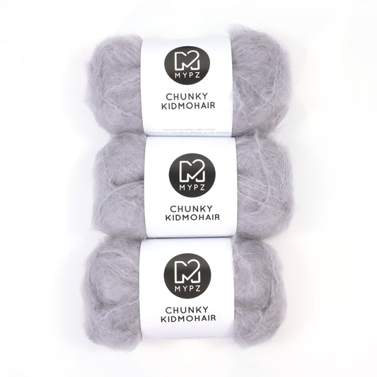 MYPZ Chunky Kidmohair DK – Light Grey
